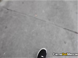 CarneDelMercado - blondie Latina teenage smashed upside down